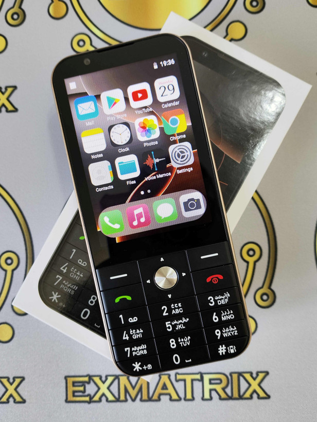 گوشی Uniwa مدل طرح آیفون 16 پرومکس | دکمه ای (صفحه لمسی اندروید)